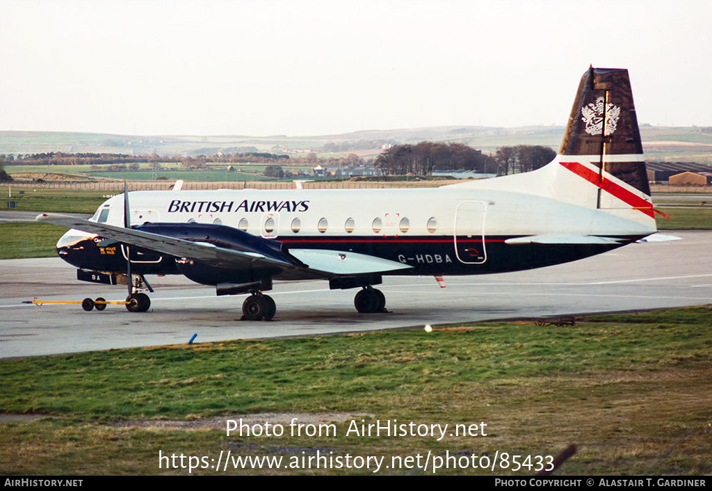 Aircraft Photo of G-HDBA | British Aerospace BAe-748 Srs2B/426 | British Airways | AirHistory.net #85433