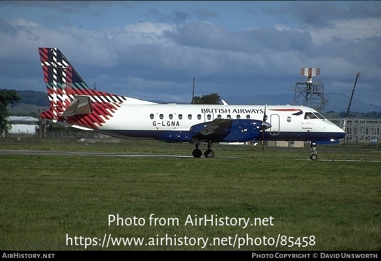 Aircraft Photo of G-LGNA | Saab 340B | British Airways | AirHistory.net #85458