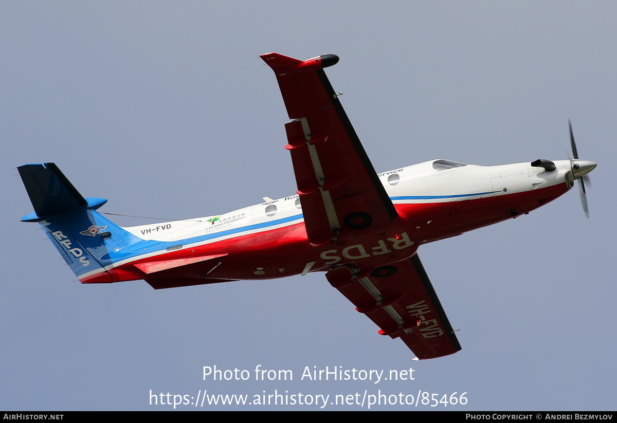 Aircraft Photo of VH-FVD | Pilatus PC-12NG (PC-12/47E) | Royal Flying Doctor Service - RFDS | AirHistory.net #85466