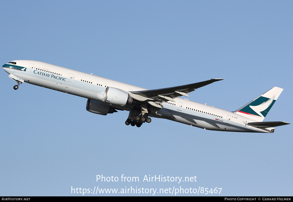 Aircraft Photo of B-KQP | Boeing 777-367/ER | Cathay Pacific Airways | AirHistory.net #85467