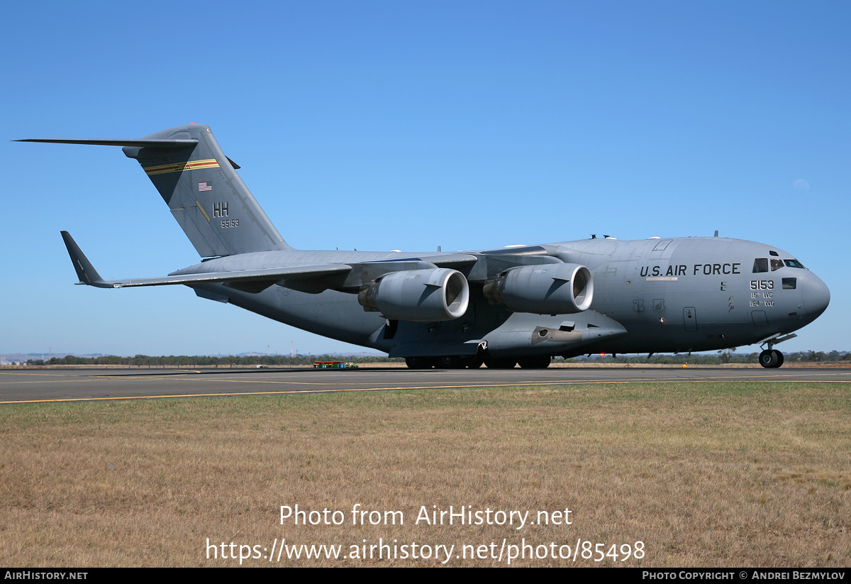 Aircraft Photo of 05-5153 / 55153 | Boeing C-17A Globemaster III | USA - Air Force | AirHistory.net #85498