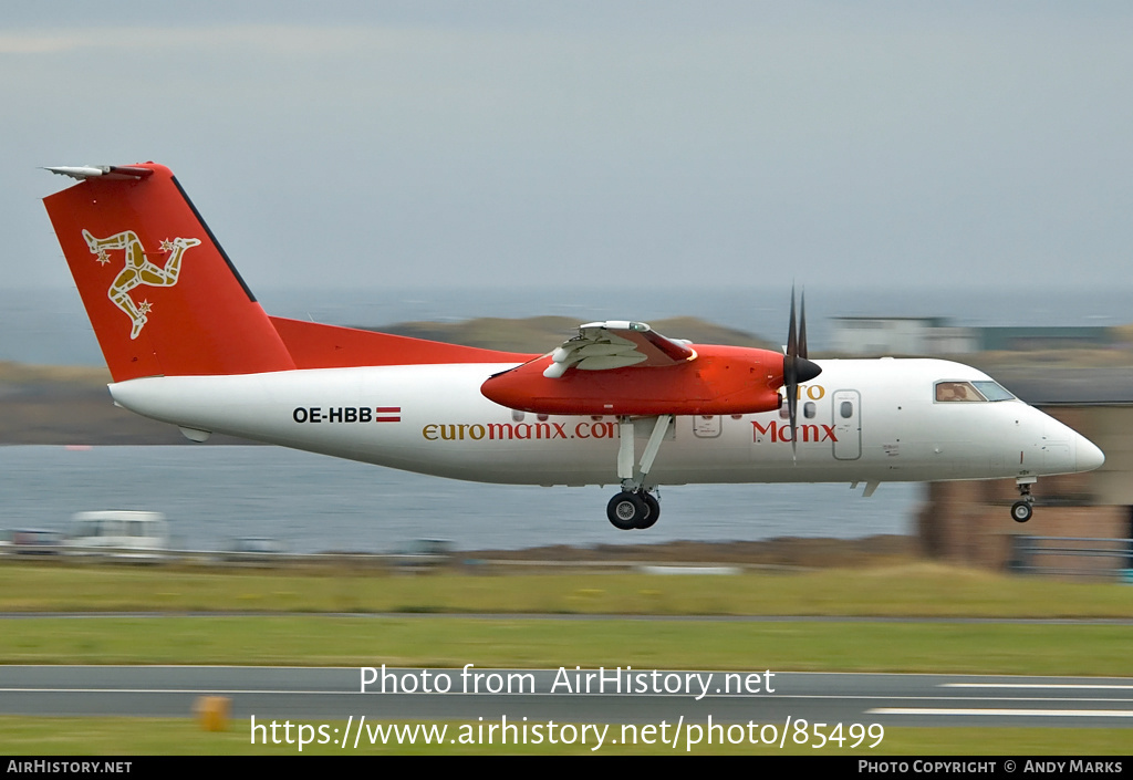 Aircraft Photo of OE-HBB | Bombardier DHC-8-201Q Dash 8 | EuroManx | AirHistory.net #85499