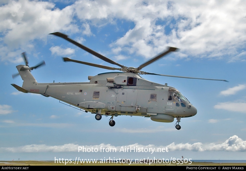 Aircraft Photo of ZH834 | EHI EH101-111 Merlin HM1 | UK - Navy | AirHistory.net #85505