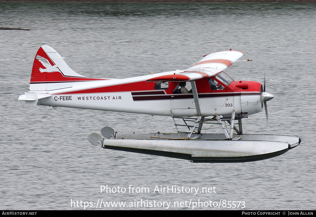 Aircraft Photo of C-FEBE | De Havilland Canada DHC-2 Beaver Mk1 | Westcoast Air | AirHistory.net #85573