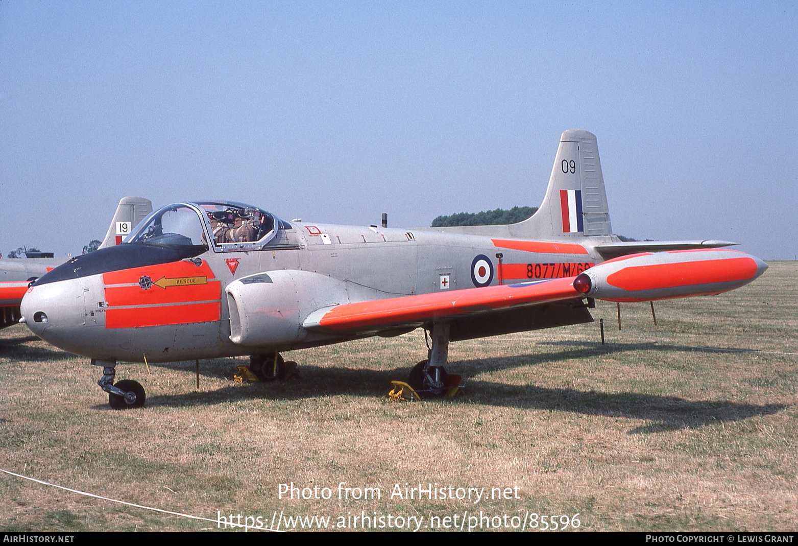 Aircraft Photo of 8077/M/69 / XN594 | Hunting P.84 Jet Provost T3 | UK - Air Force | AirHistory.net #85596