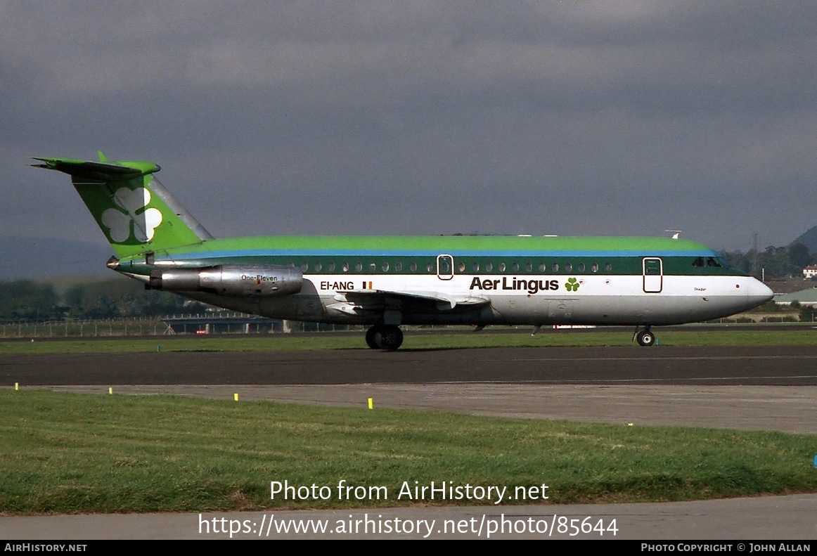 Aircraft Photo of EI-ANG | BAC 111-208AL One-Eleven | Aer Lingus | AirHistory.net #85644