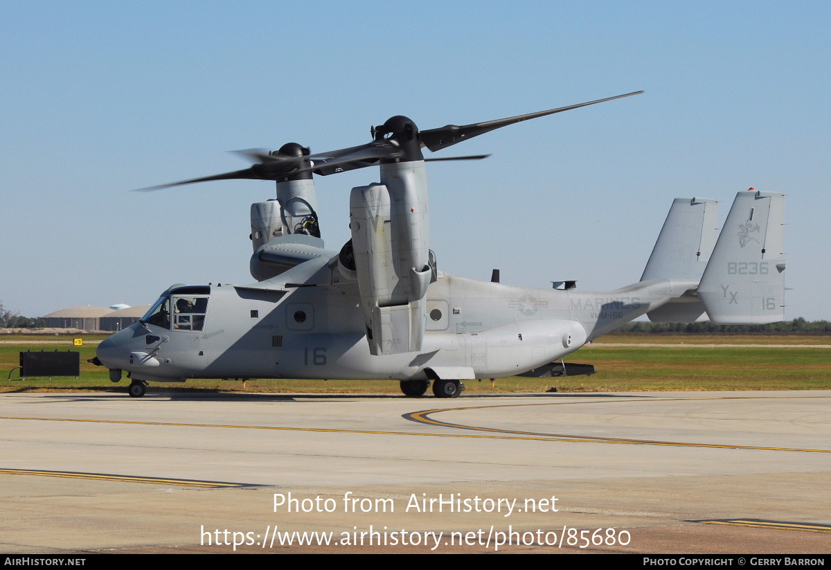 Aircraft Photo of 168236 | Bell-Boeing MV-22B Osprey | USA - Marines | AirHistory.net #85680