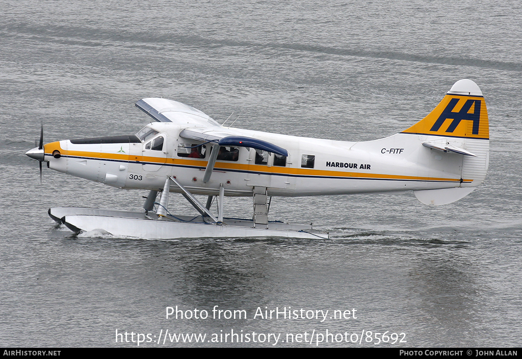 Aircraft Photo of C-FITF | Vazar DHC-3T Turbine Otter | Harbour Air | AirHistory.net #85692