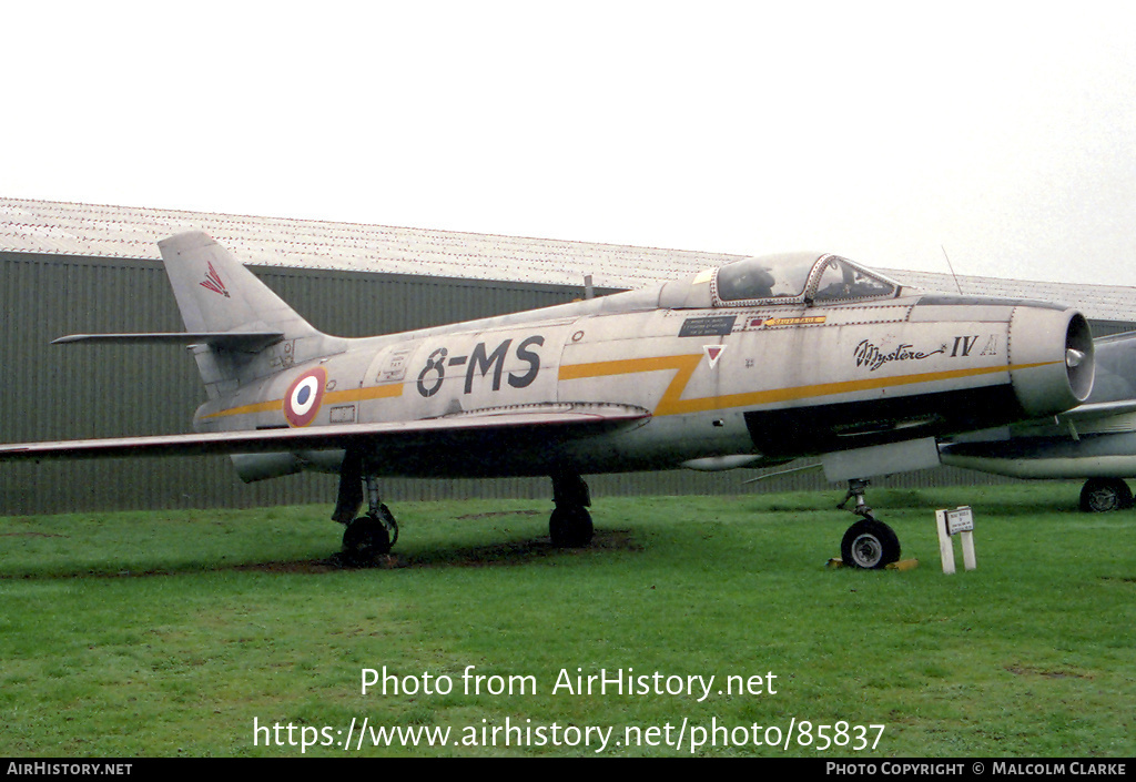 Aircraft Photo of 83 | Dassault MD-454 Mystere IV A | France - Air Force | AirHistory.net #85837