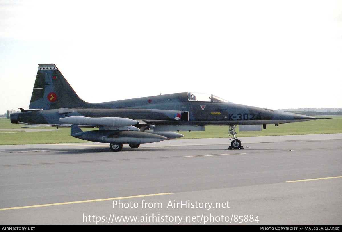 Aircraft Photo of K-3024 | Canadair NF-5A | Netherlands - Air Force | AirHistory.net #85884