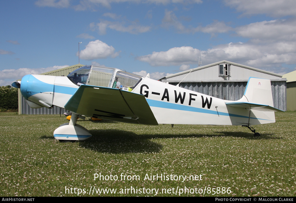 Aircraft Photo of G-AWFW | SAN Jodel D-117 | AirHistory.net #85886