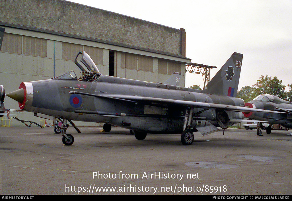 Aircraft Photo of XS898 | English Electric Lightning F6 | UK - Air Force | AirHistory.net #85918