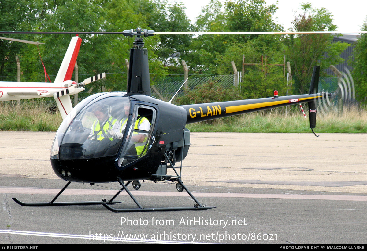 Aircraft Photo of G-LAIN | Robinson R-22 Beta | AirHistory.net #86021