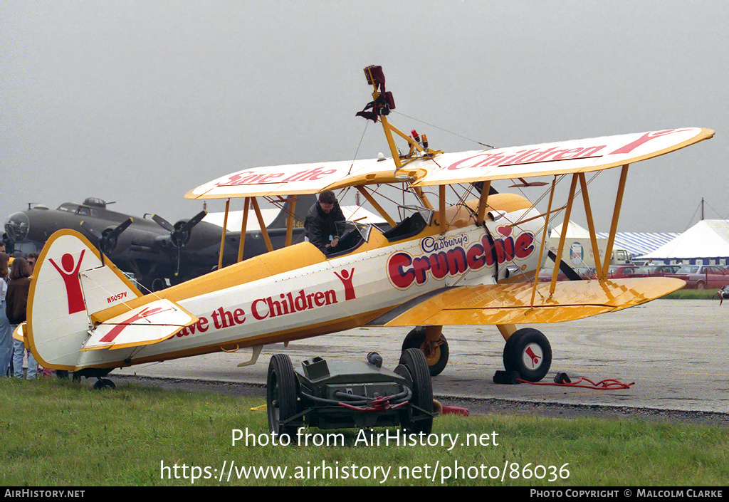 Aircraft Photo of N5057V | Boeing PT-13D Kaydet (E75) | Crunchie | AirHistory.net #86036