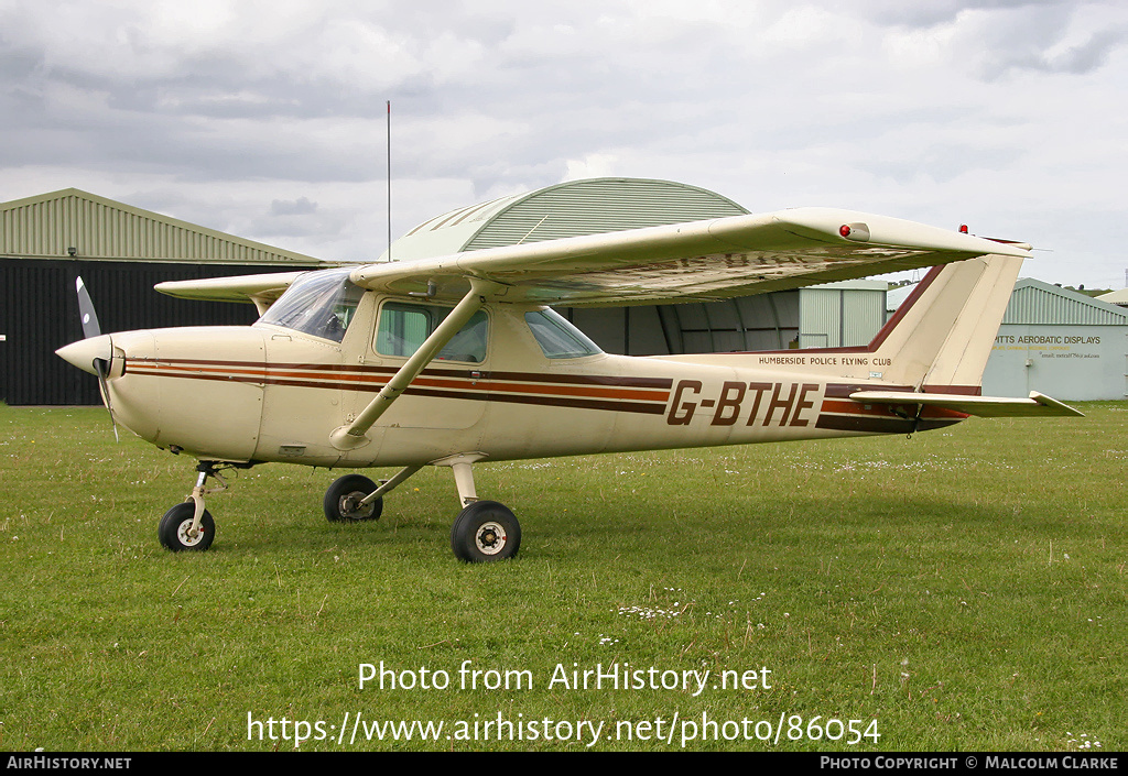 Aircraft Photo of G-BTHE | Cessna 150L | Humberside Police Flying Club | AirHistory.net #86054