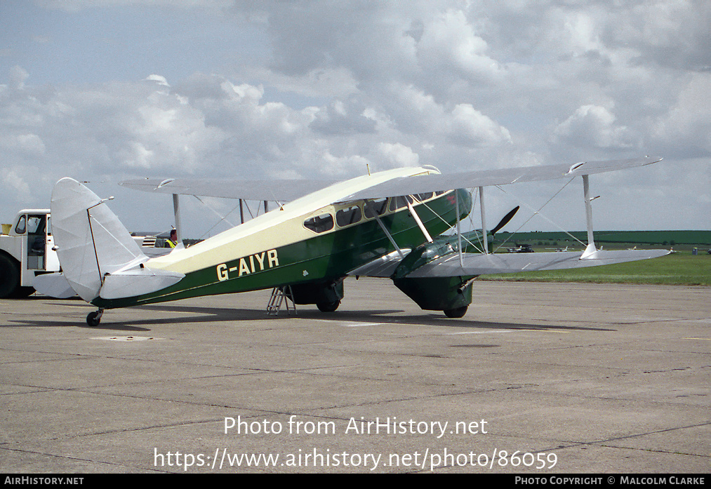 Aircraft Photo of G-AIYR | De Havilland D.H. 89A Dragon Rapide | AirHistory.net #86059