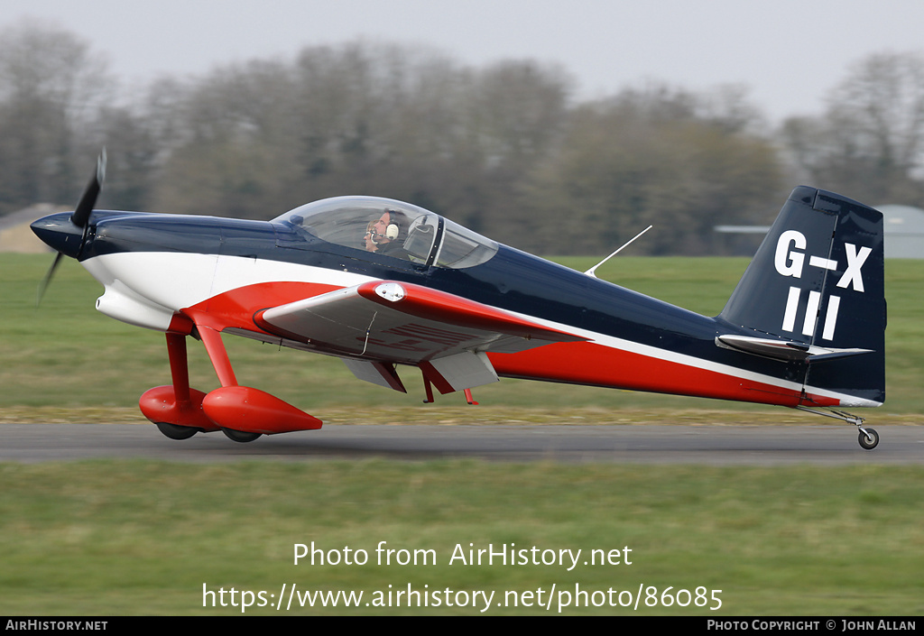 Aircraft Photo of G-XIII | Van's RV-7 | AirHistory.net #86085