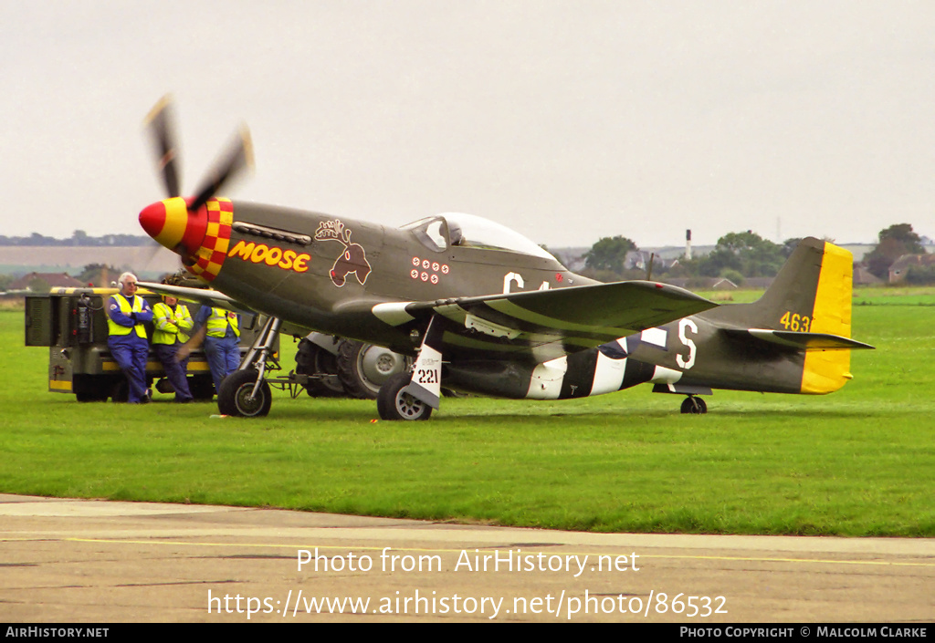 Aircraft Photo of G-BTCD / 463221 | North American P-51D Mustang | USA - Air Force | AirHistory.net #86532