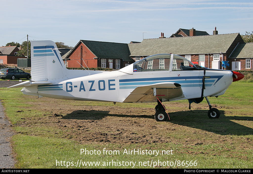 Aircraft Photo of G-AZOE | AESL Glos-Airtourer Series 115 | AirHistory.net #86566