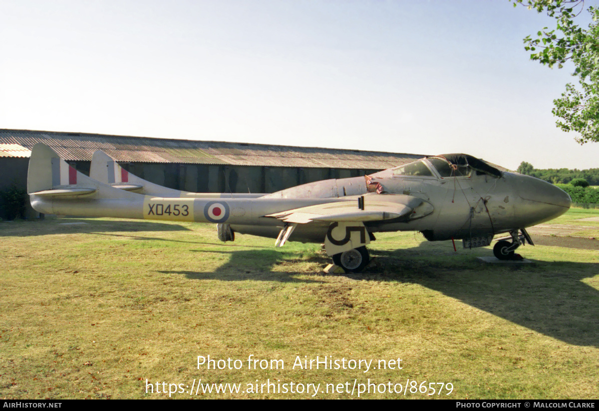 Aircraft Photo of XD453 | De Havilland D.H. 115 Vampire T11 | UK - Air Force | AirHistory.net #86579