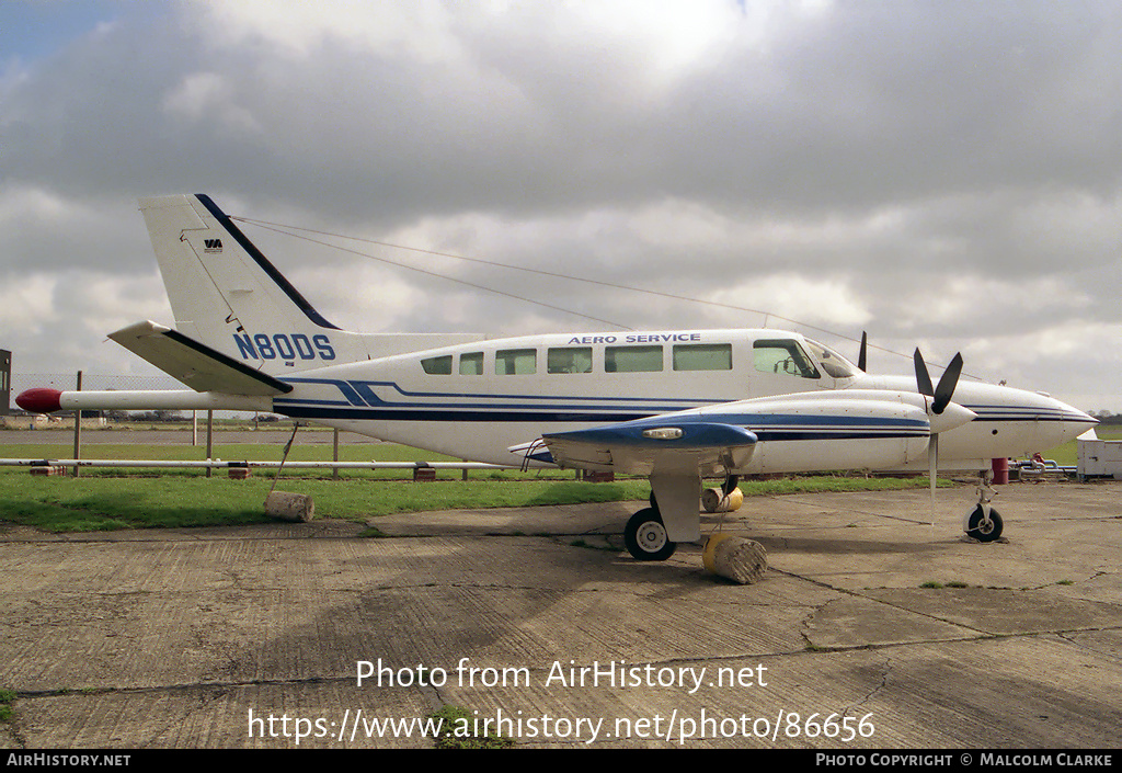 Aircraft Photo of N80DS | Cessna 404 Titan | Aero Service | AirHistory.net #86656