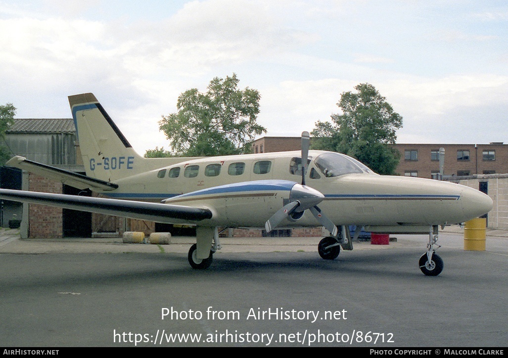 Aircraft Photo of G-SOFE | Cessna 441 Conquest | AirHistory.net #86712