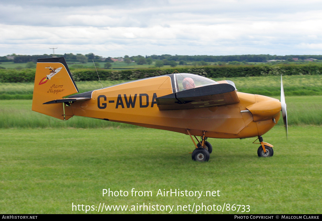 Aircraft Photo of G-AWDA | Tipsy T-66 Nipper 3 | AirHistory.net #86733