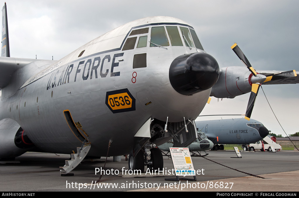 Aircraft Photo of 59-0536 / 90536 | Douglas C-133B Cargomaster | USA - Air Force | AirHistory.net #86827