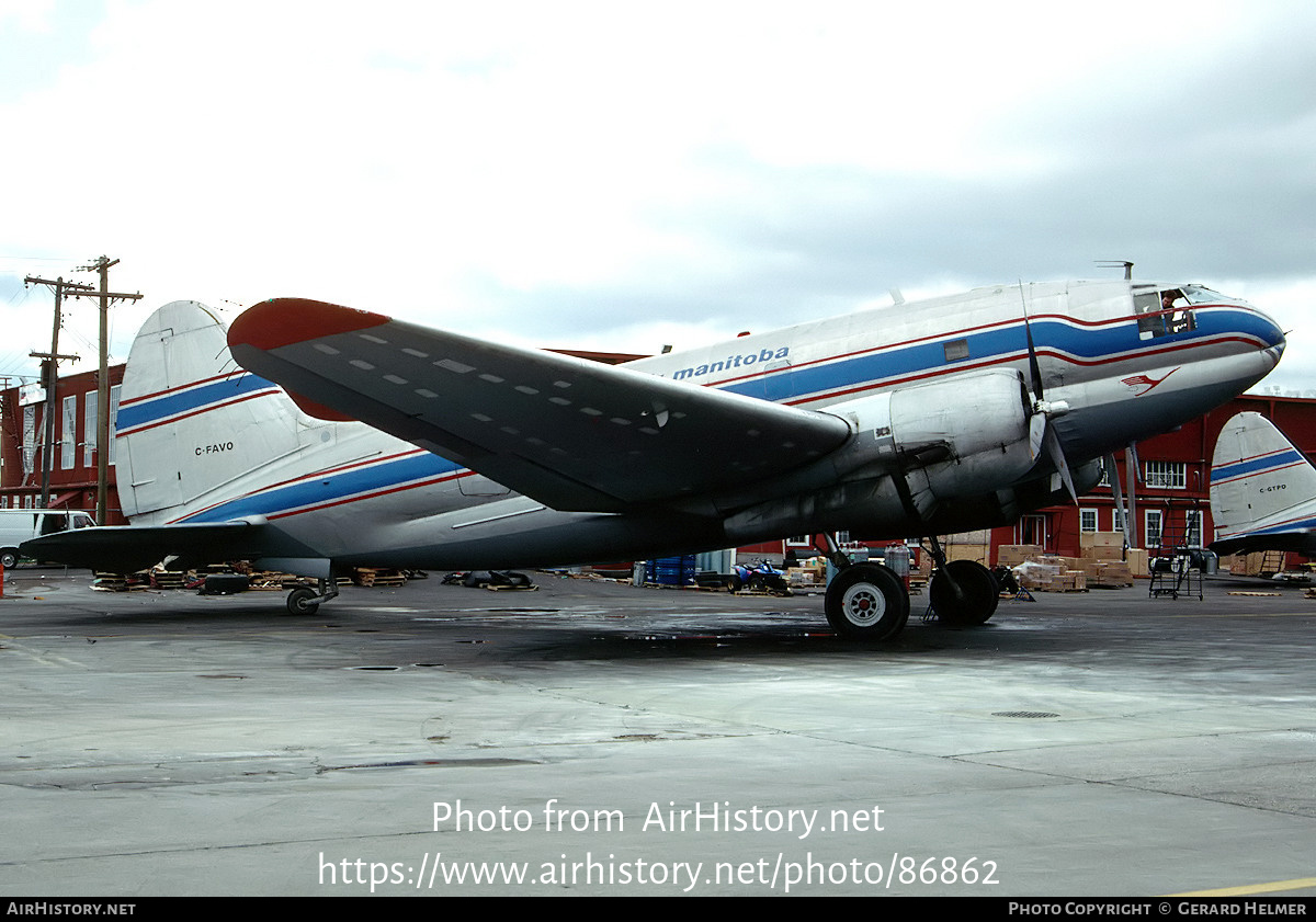 Aircraft Photo of C-FAVO | Curtiss C-46D Commando | Air Manitoba | AirHistory.net #86862