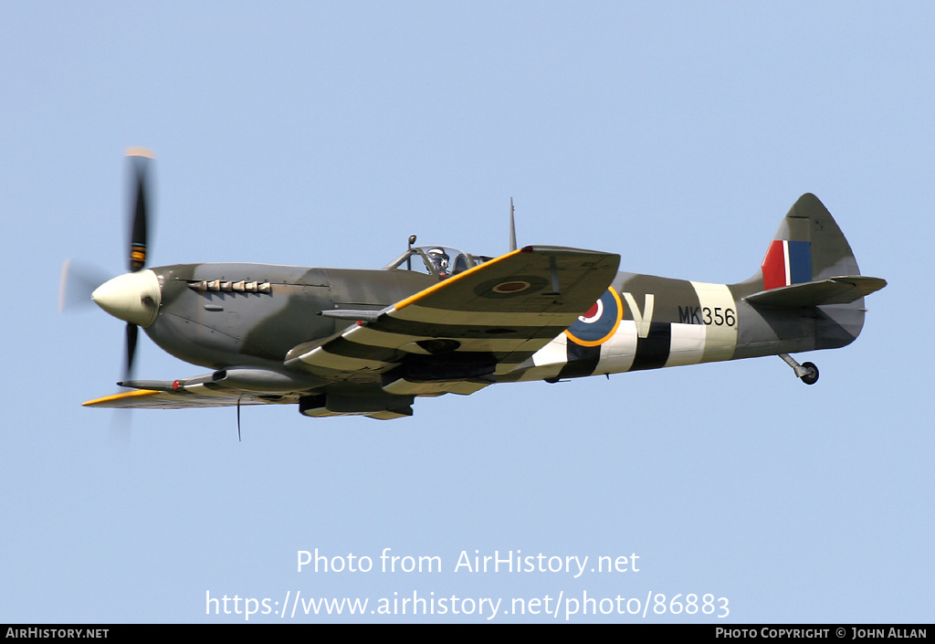 Aircraft Photo of MK356 | Supermarine 361 Spitfire LF9C | UK - Air ...