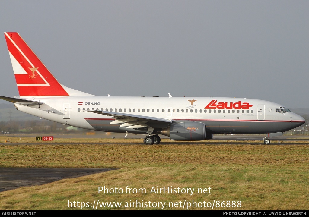 Aircraft Photo of OE-LNO | Boeing 737-7Z9 | Lauda Air | AirHistory.net #86888