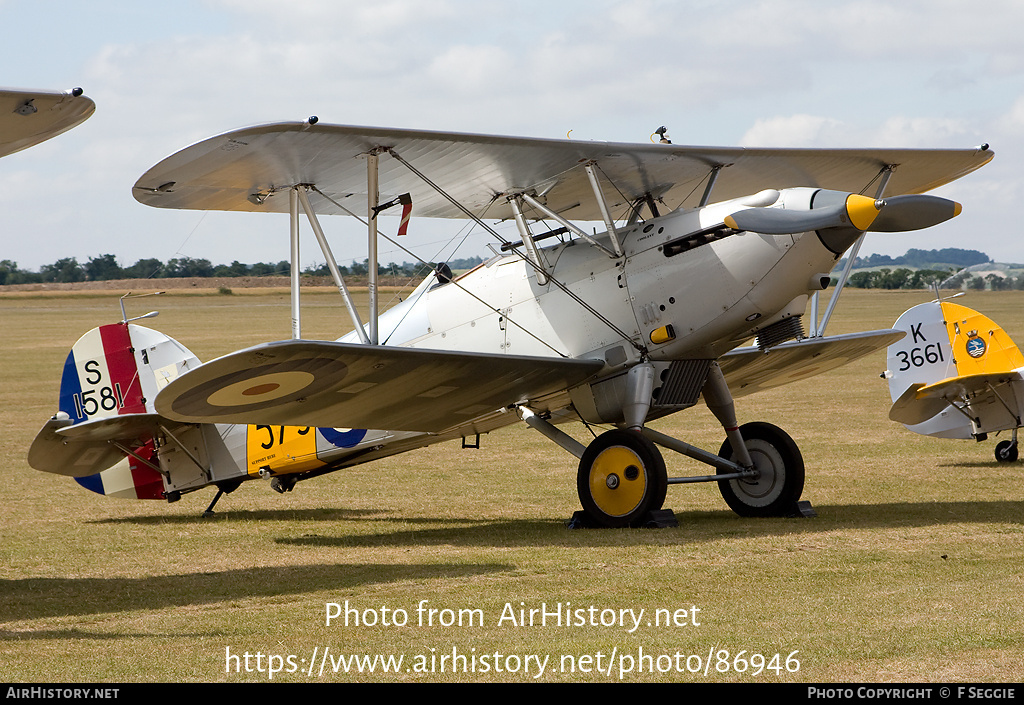 Aircraft Photo of G-BWWK / S1581 | Hawker Nimrod Mk1 | UK - Air Force | AirHistory.net #86946