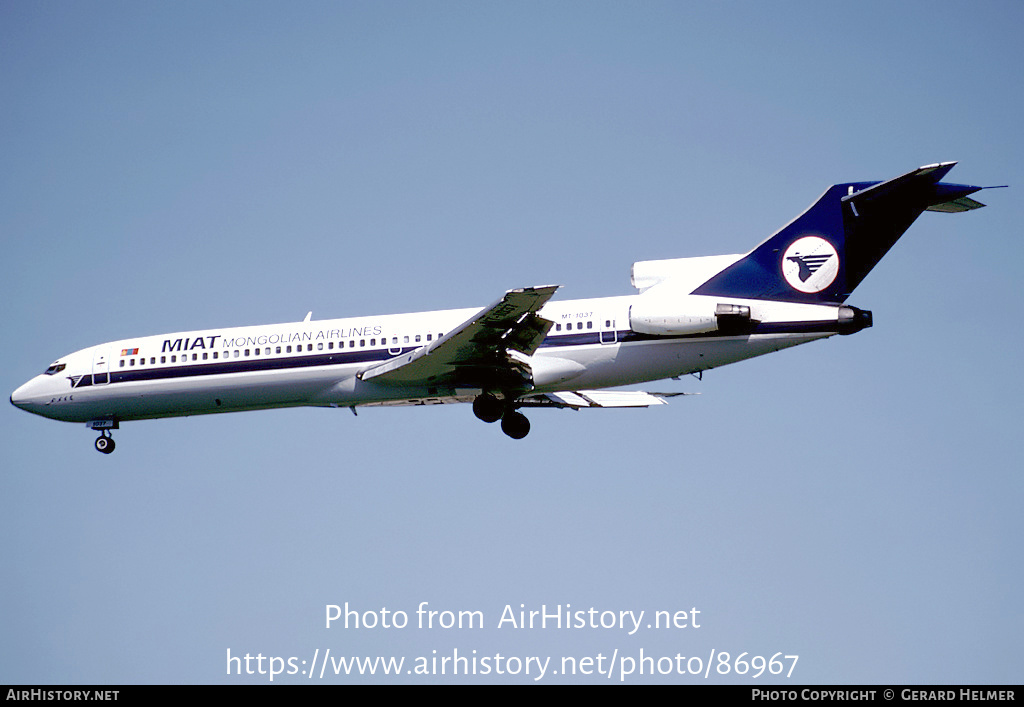 Aircraft Photo of MT-1037 | Boeing 727-281/Adv | MIAT Mongolian Airlines | AirHistory.net #86967