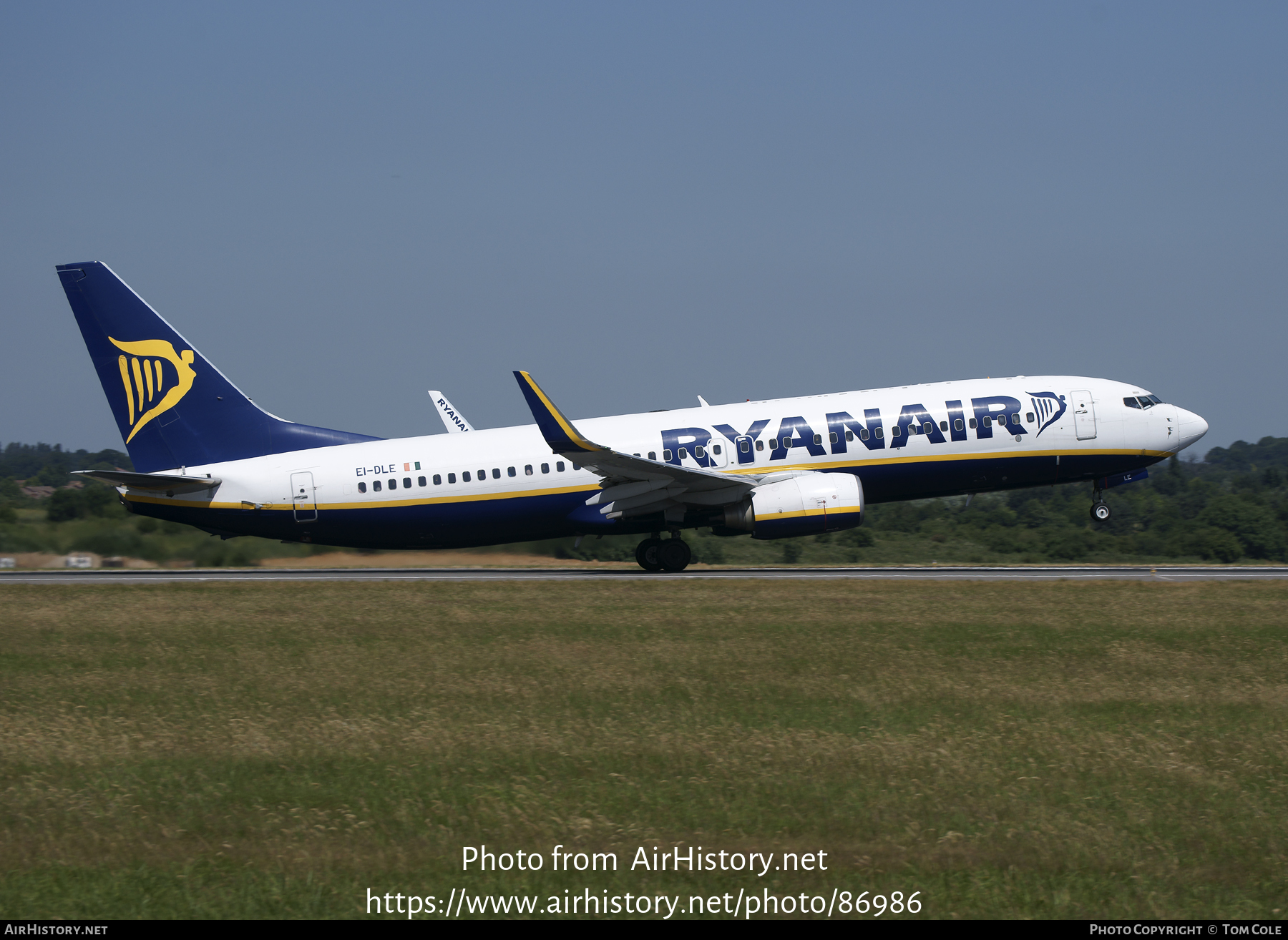 Aircraft Photo of EI-DLE | Boeing 737-8AS | Ryanair | AirHistory.net #86986