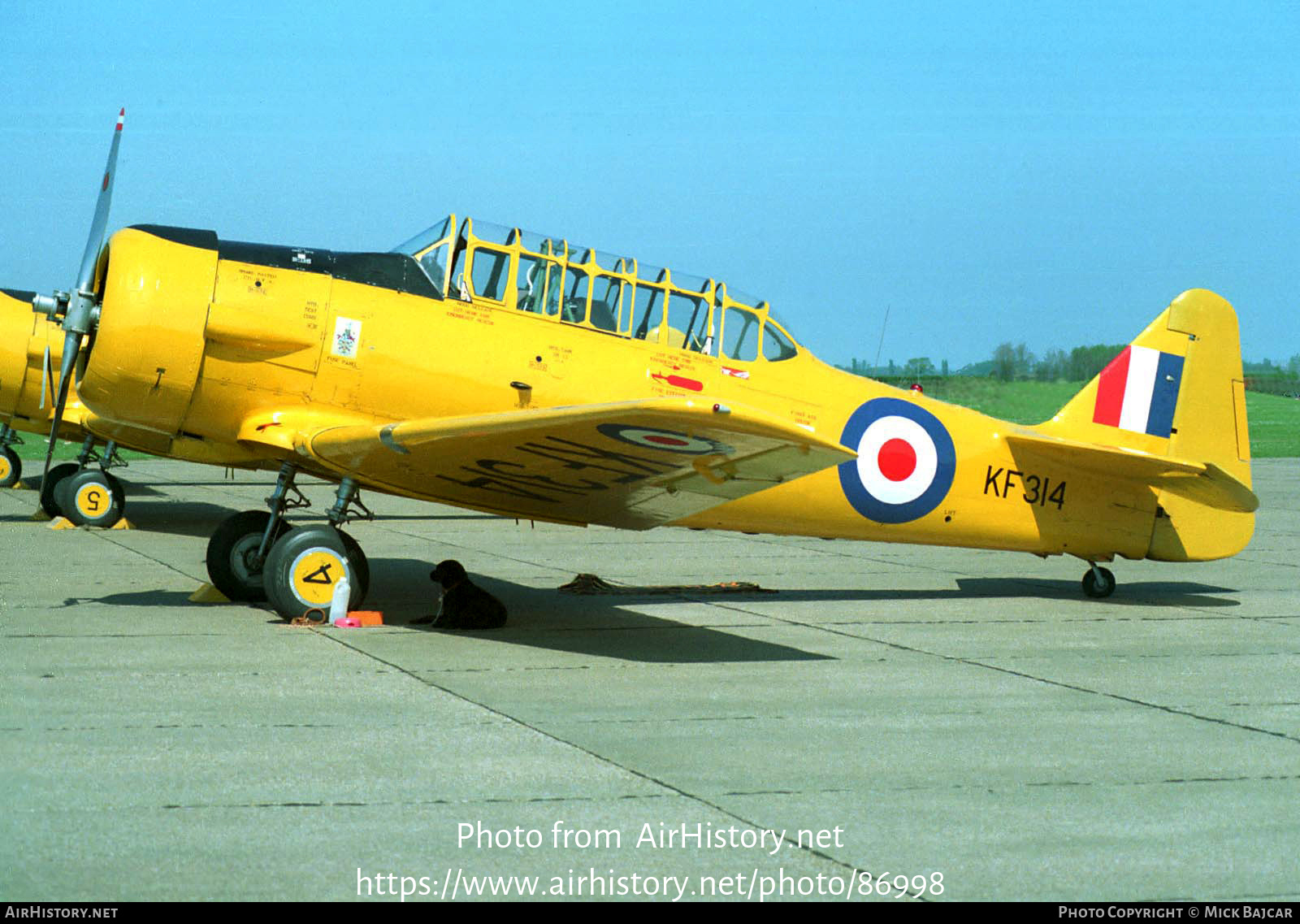 Aircraft Photo of KF314 | North American AT-16 Harvard IIB | UK - Air Force | AirHistory.net #86998