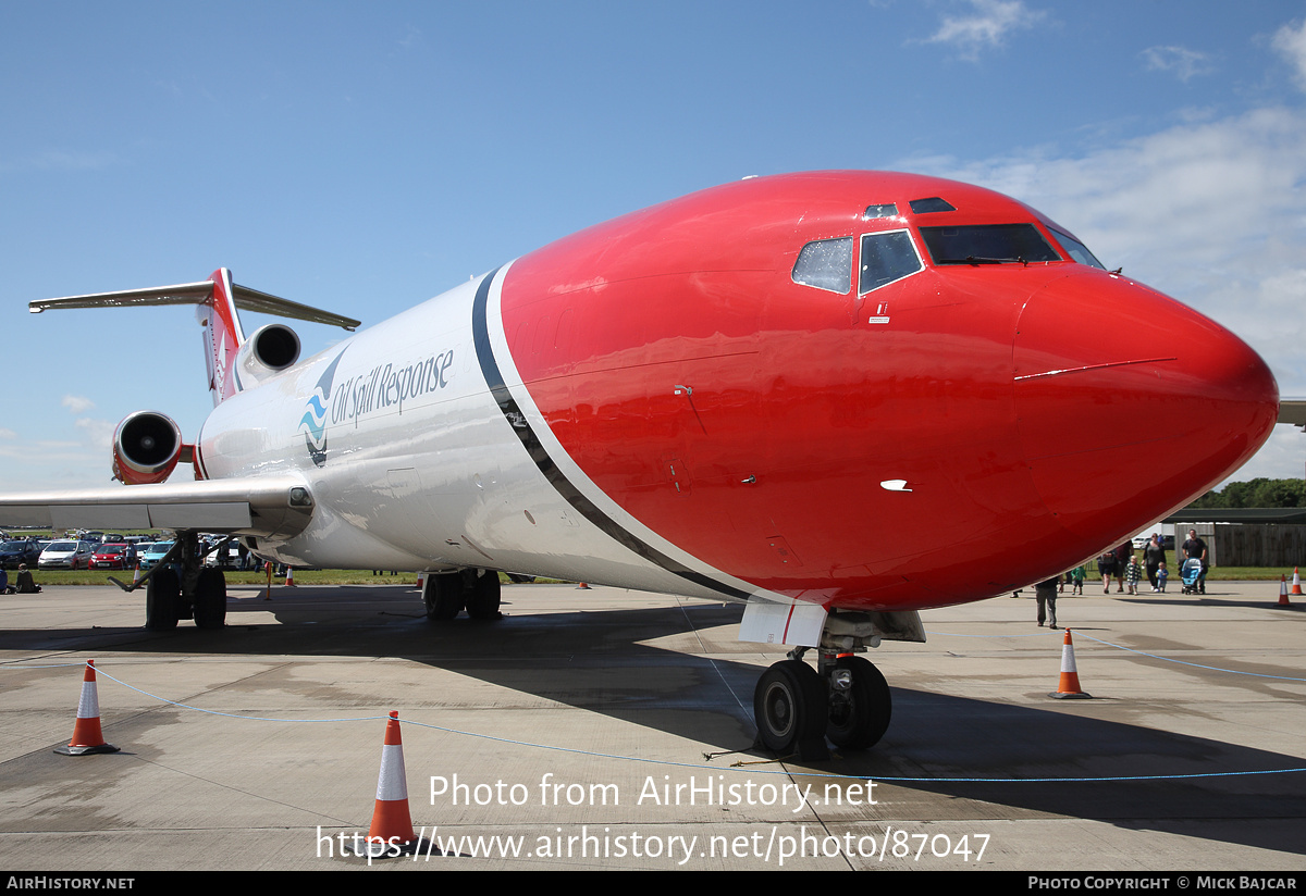 Aircraft Photo of G-OSRA | Boeing 727-2S2F/Adv(RE) Super 27 | Oil Spill Response | AirHistory.net #87047