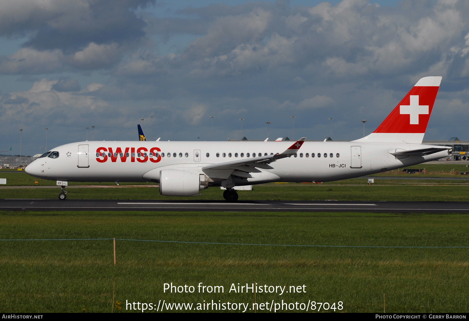 Aircraft Photo of HB-JCI | Bombardier CSeries CS300 (BD-500-1A11) | Swiss International Air Lines | AirHistory.net #87048