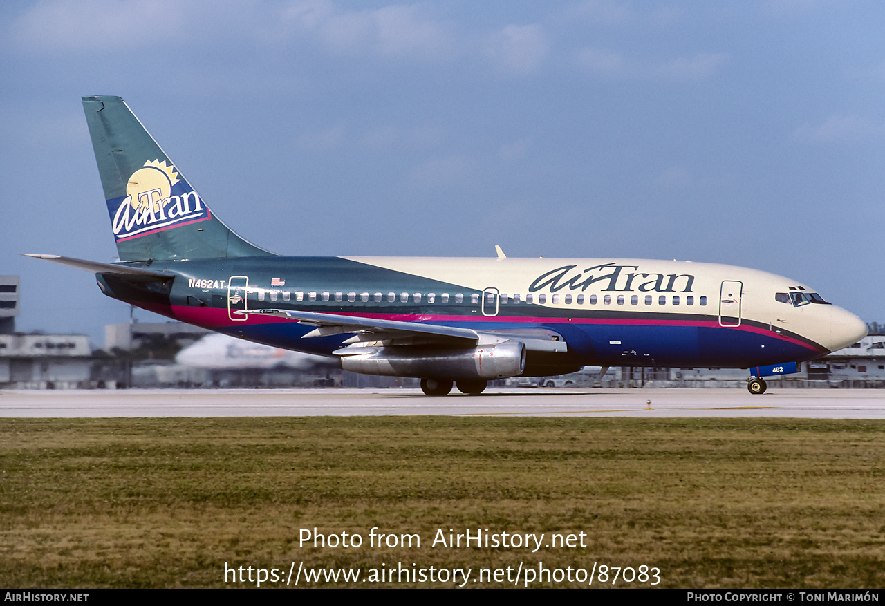 Aircraft Photo of N462AT | Boeing 737-297/Adv | AirTran | AirHistory.net #87083