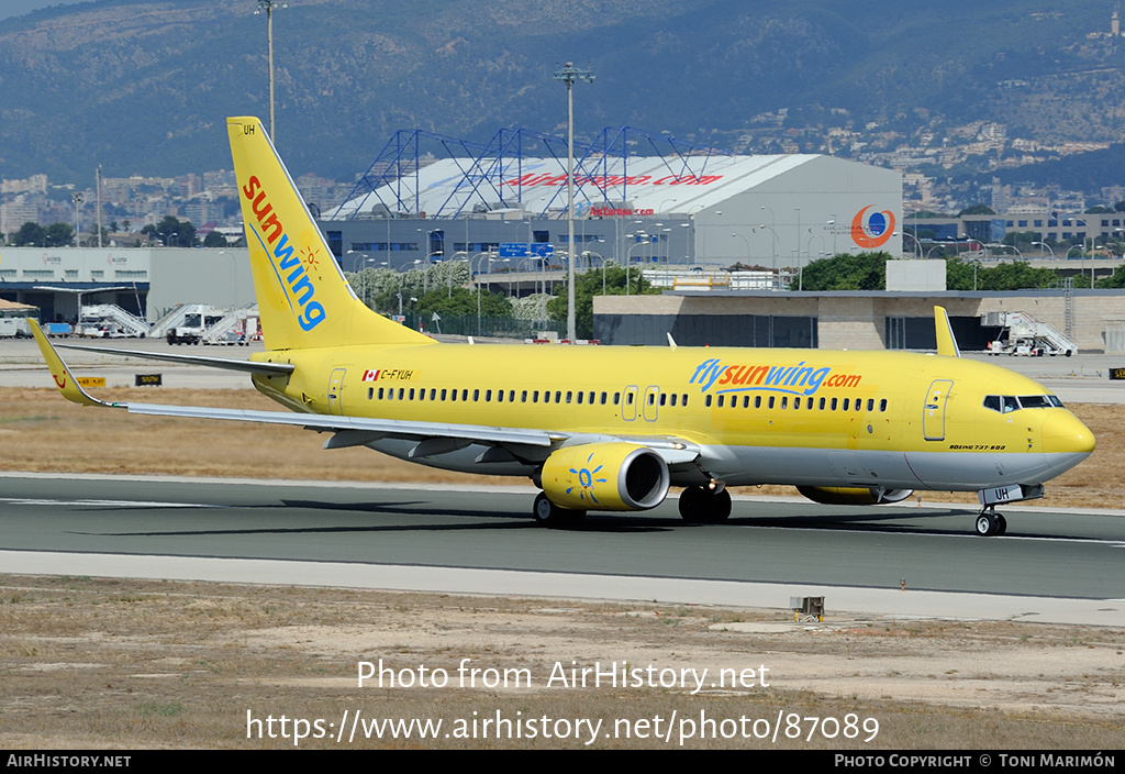 Aircraft Photo of C-FYUH | Boeing 737-8K5 | Sunwing Airlines | AirHistory.net #87089