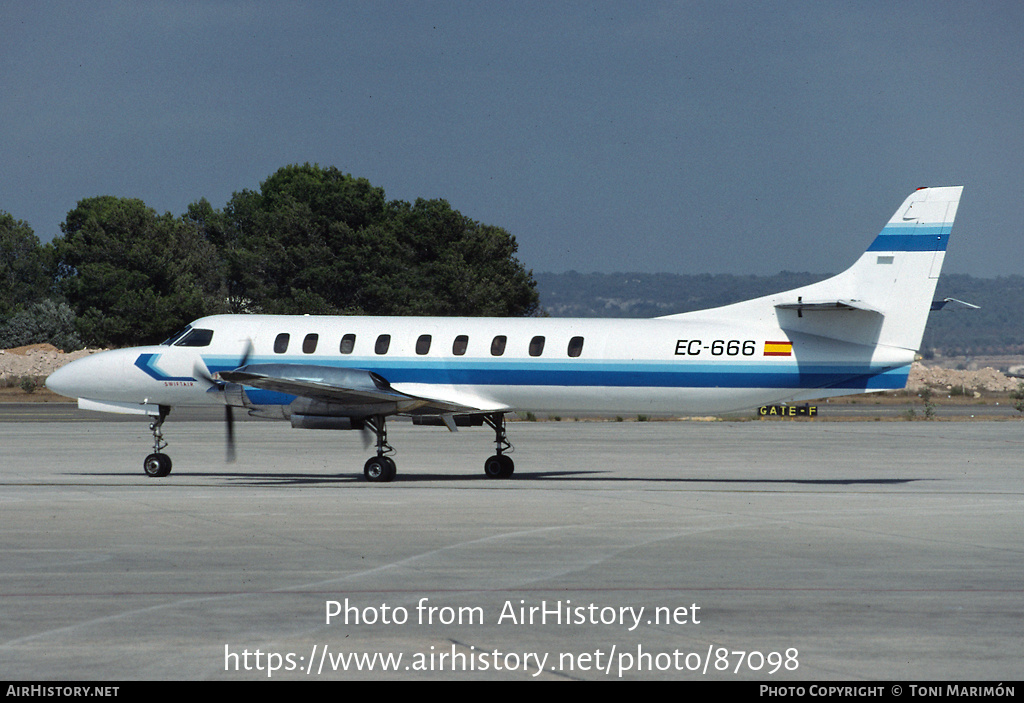 Aircraft Photo of EC-666 | Swearingen SA-226TC Metro II | Swiftair | AirHistory.net #87098