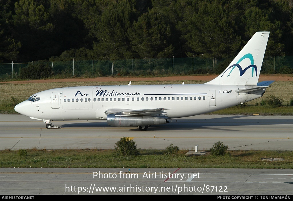 Aircraft Photo of F-GOAF | Boeing 737-242C | Air Méditerranée | AirHistory.net #87122