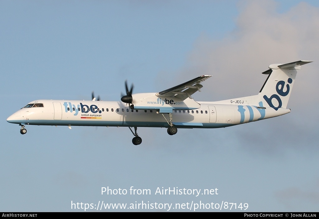 Aircraft Photo of G-JECJ | Bombardier DHC-8-402 Dash 8 | Flybe - British European | AirHistory.net #87149