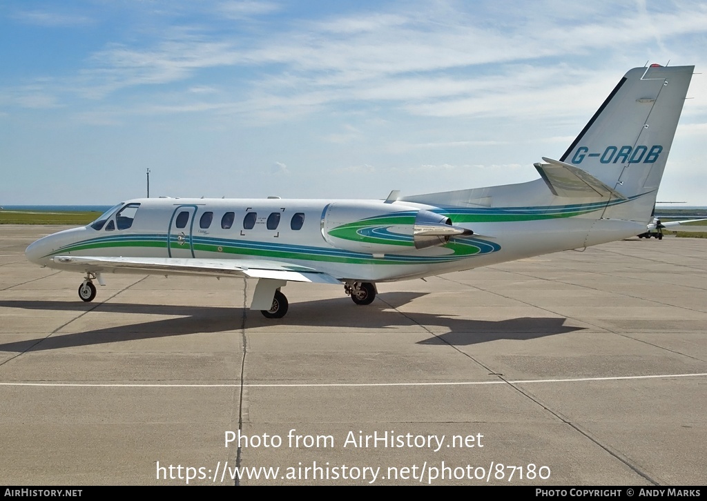 Aircraft Photo of G-ORDB | Cessna 550 Citation Bravo | AirHistory.net #87180