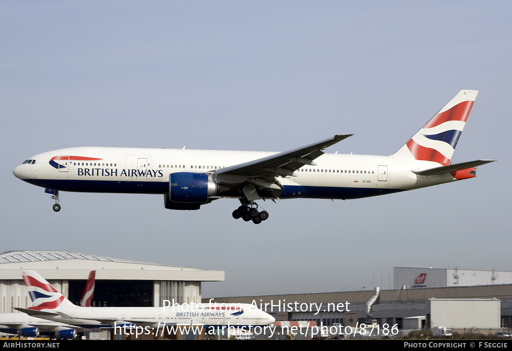 Aircraft Photo of G-VIIL | Boeing 777-236/ER | British Airways | AirHistory.net #87186