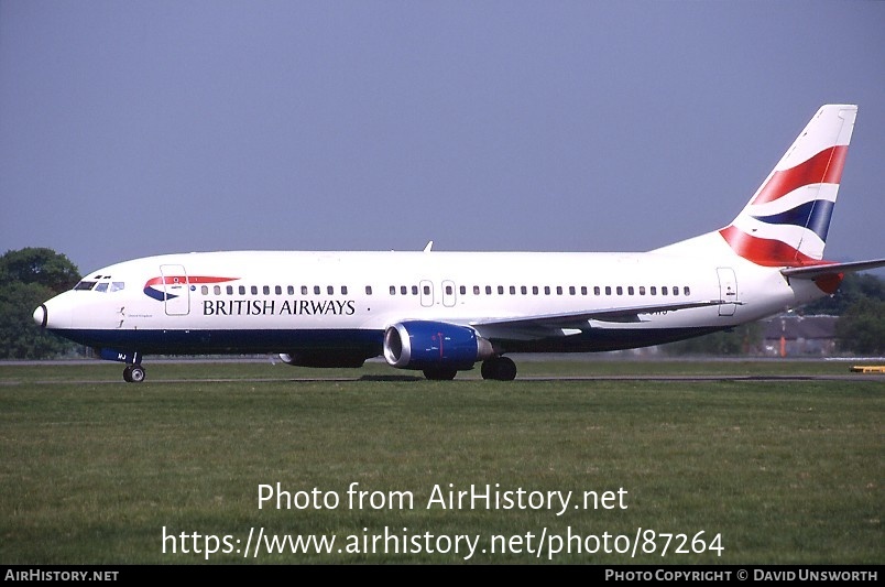 Aircraft Photo of G-BUHJ | Boeing 737-4Q8 | British Airways | AirHistory.net #87264