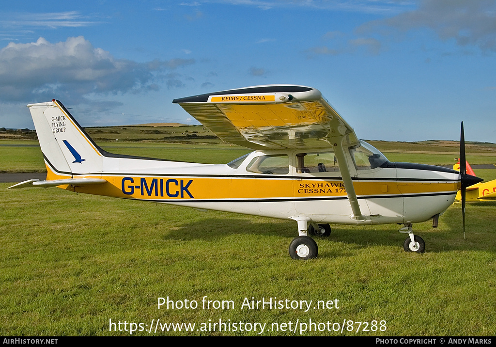 Aircraft Photo of G-MICK | Reims F172N Skyhawk 100 | G-MICK Flying Group | AirHistory.net #87288