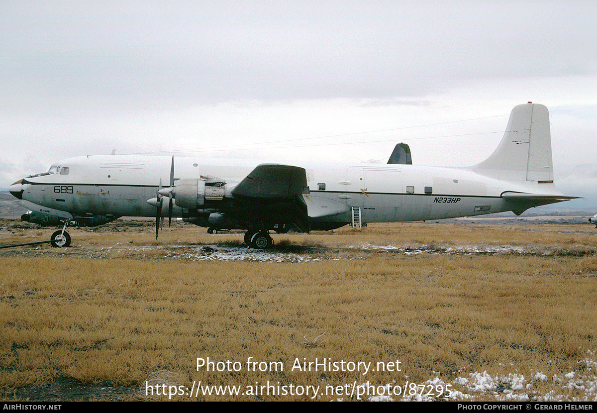 Aircraft Photo of N233HP | Douglas C-118A Liftmaster | Hawkins & Powers Aviation | AirHistory.net #87295