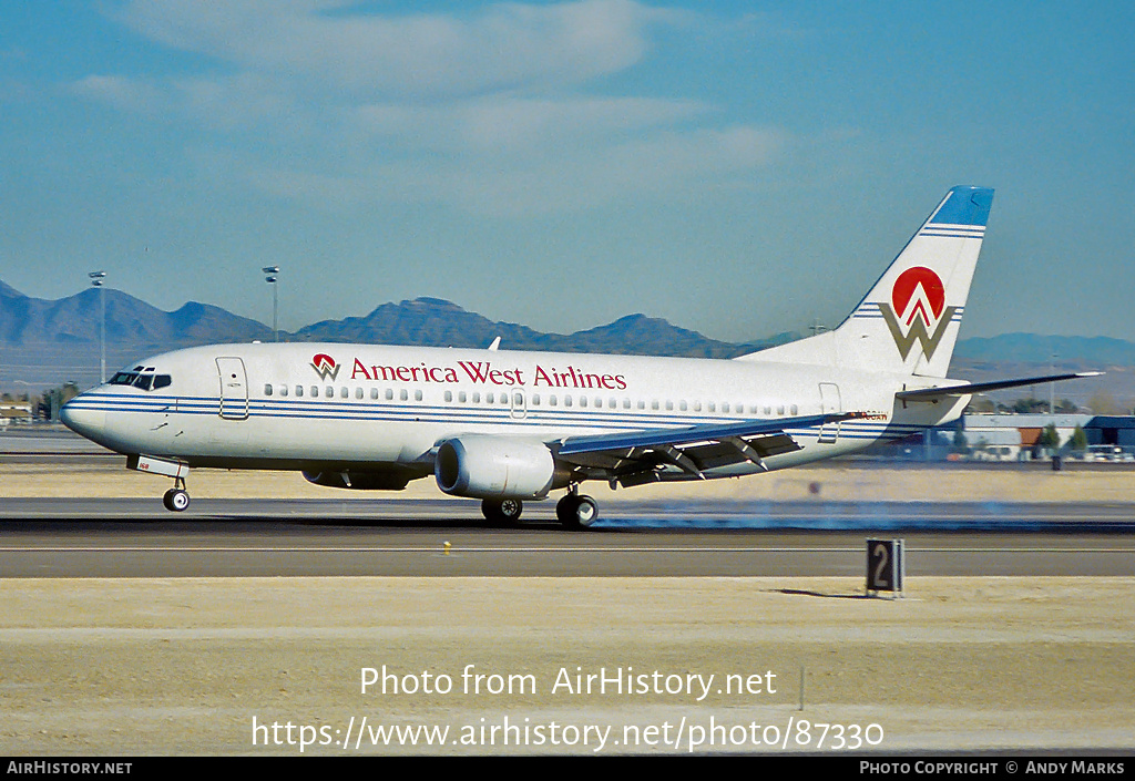 Aircraft Photo of N168AW | Boeing 737-33A | America West Airlines | AirHistory.net #87330