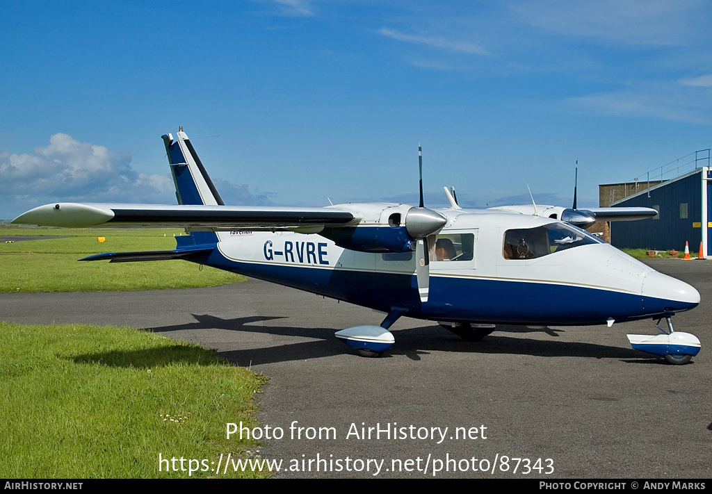 Aircraft Photo of G-RVRE | Partenavia P-68B Victor | Ravenair | AirHistory.net #87343