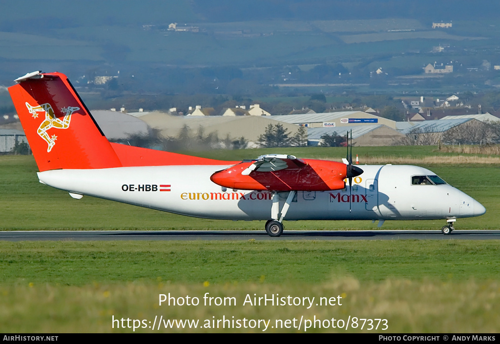 Aircraft Photo of OE-HBB | Bombardier DHC-8-201Q Dash 8 | EuroManx | AirHistory.net #87373